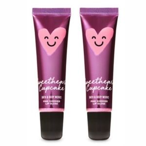 🆕: SWEETHEART CUPCAKE Pink Shimmer Lip Gloss - Bath & Body Works